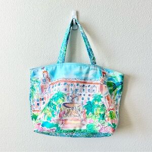 Lilly Pulitzer The Breakers Hotel Palm Beach Tote Limited Edition